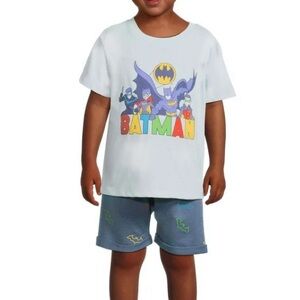 Batman Graphic T-Shirt and Shorts Set